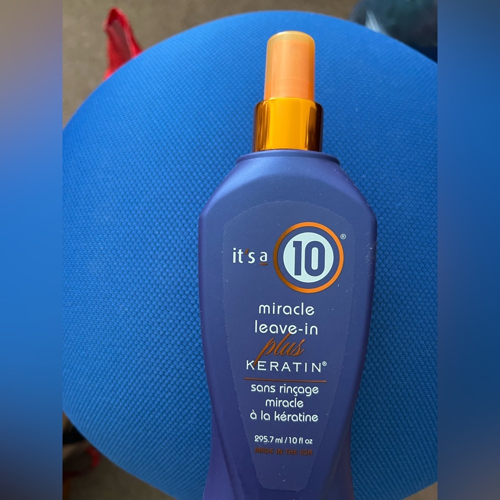 It’s a 10 miracle leave in plus keratin 10fl oz NEW